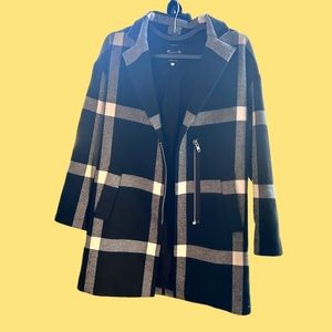 MADEWELL peacoat plaid jacket